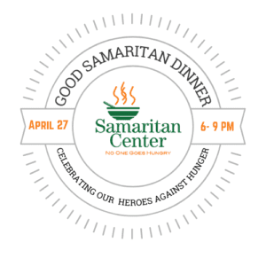 Good Samaritan Event Logo. April 27, 2023 6-9 PM